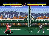 une photo d'Ã©cran de Mighty Morphin Power Rangers (Megadrive) sur Sega Megadrive